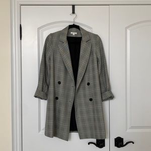 Vetta Capsule Convertible Plaid Blazer Dress